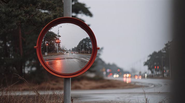 Trafikspegel - säkrare vägar med rätt spegel